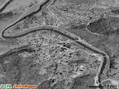 West Union satellite photo by USGS