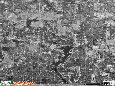 Clarksville City satellite photo by USGS