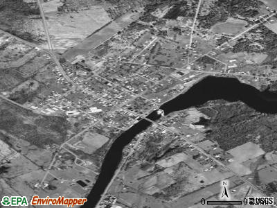 Heuvelton satellite photo by USGS