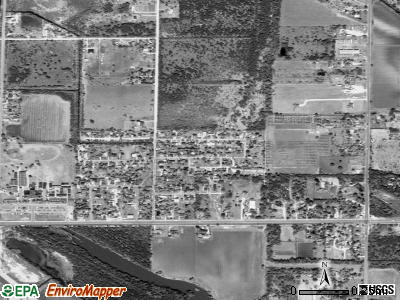 Bantam satellite photo by USGS