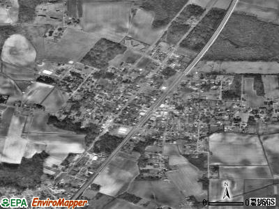 Whitakers satellite photo by USGS