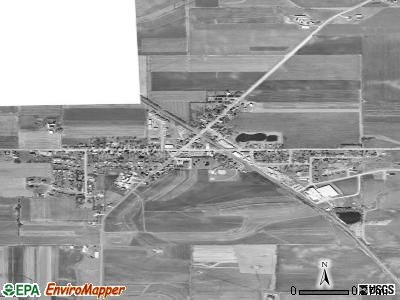 Dane satellite photo by USGS