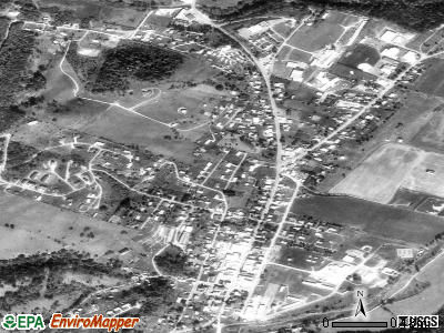 Franklin satellite photo by USGS