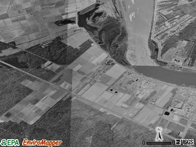 Killona satellite photo by USGS
