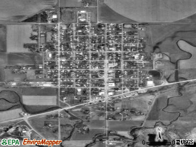 Osmond satellite photo by USGS