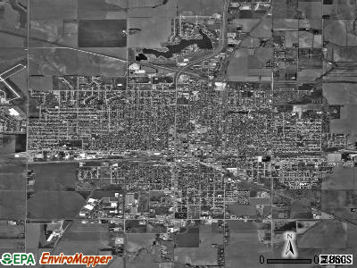 Hastings satellite photo by USGS