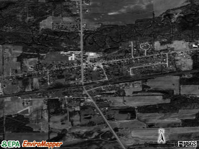 Corfu satellite photo by USGS