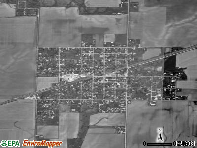 Kirkwood satellite photo by USGS
