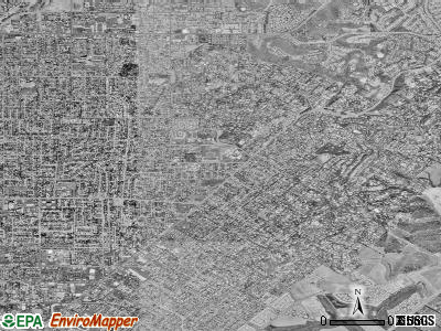 Tustin Foothills satellite photo by USGS