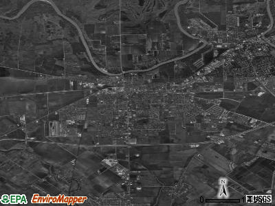 Rosenberg satellite photo by USGS