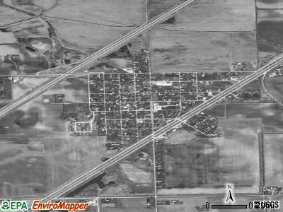Braceville satellite photo by USGS