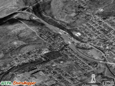 Courtdale satellite photo by USGS
