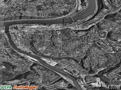 McKeesport satellite photo by USGS