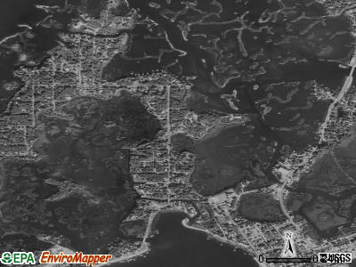 Cedar Key satellite photo by USGS