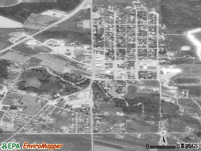 St. Ignatius satellite photo by USGS