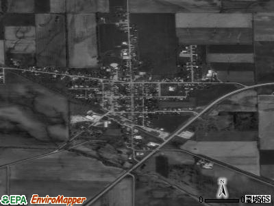 Footville satellite photo by USGS