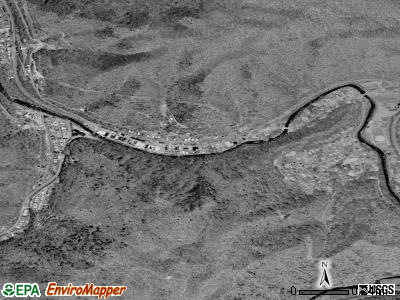 War satellite photo by USGS