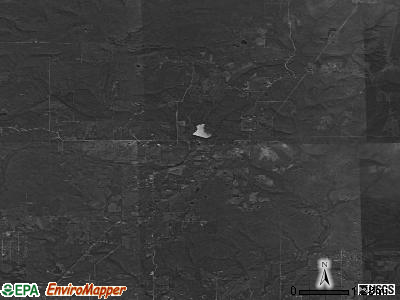 Brushy satellite photo by USGS