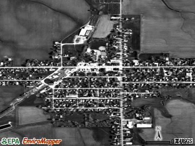 Bradford satellite photo by USGS