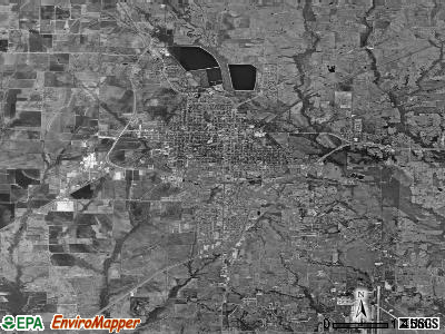Greenville satellite photo by USGS