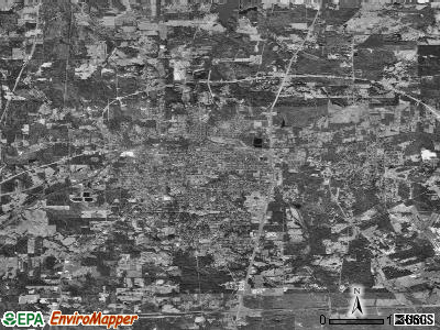 Marshall satellite photo by USGS