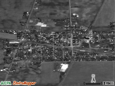 Ohio City satellite photo by USGS