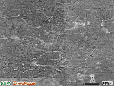 Cookeville satellite photo by USGS