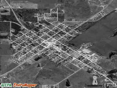 Petrolia satellite photo by USGS