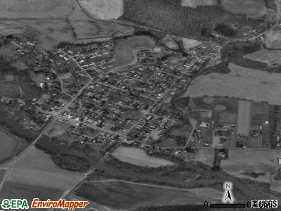 Warsaw satellite photo by USGS