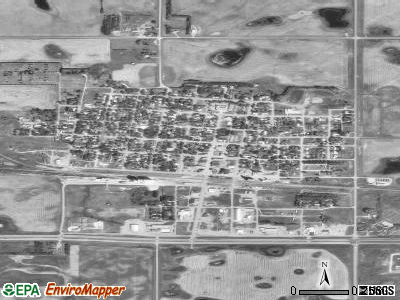 Lakota satellite photo by USGS
