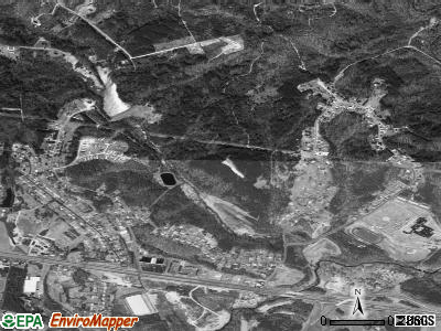 Laurel Park satellite photo by USGS