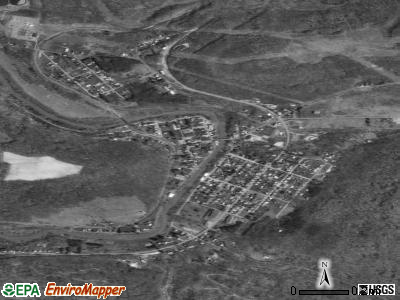 Hooversville satellite photo by USGS