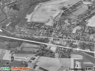 Worthington satellite photo by USGS