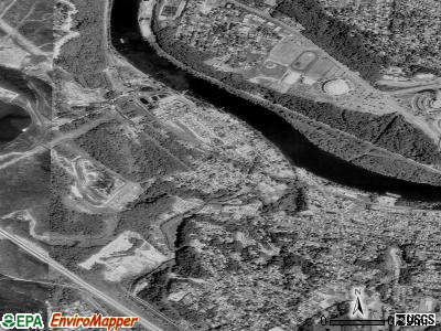 Granville satellite photo by USGS