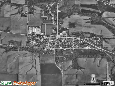 Pleasant Plains satellite photo by USGS