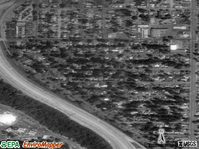 Maywood Park satellite photo by USGS