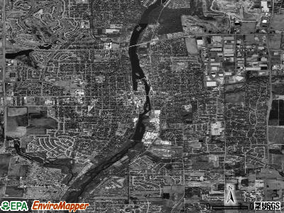 Batavia satellite photo by USGS
