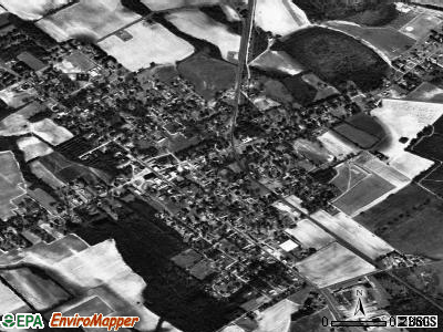 Clio satellite photo by USGS