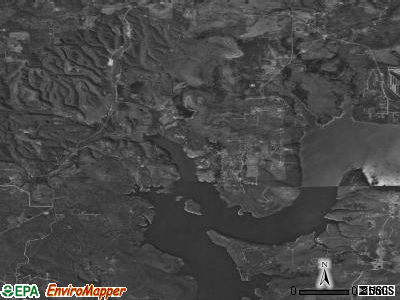 Pettit satellite photo by USGS