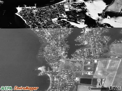 Oxford satellite photo by USGS