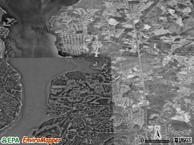 Fort Washington satellite photo by USGS