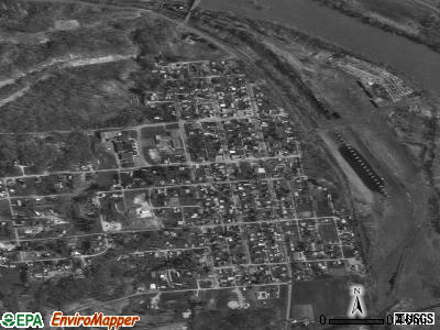 Philo satellite photo by USGS