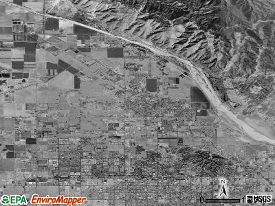 San Jacinto satellite photo by USGS