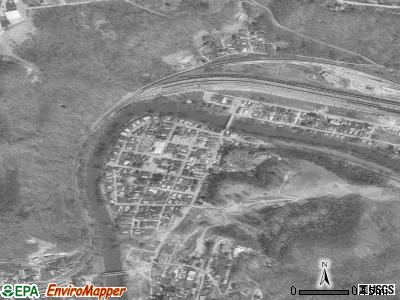 Loyall satellite photo by USGS