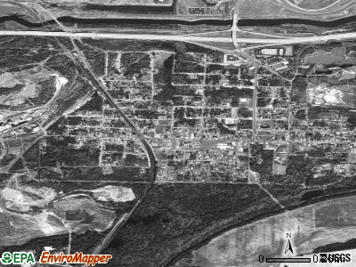 College Station satellite photo by USGS