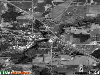 Tigerton satellite photo by USGS