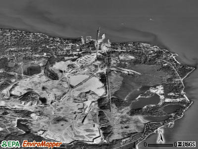 Marblehead satellite photo by USGS
