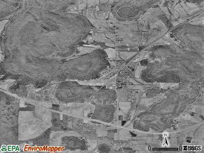 Woodville satellite photo by USGS