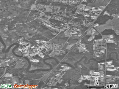 Hightsville satellite photo by USGS