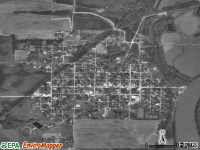 St. Francisville satellite photo by USGS